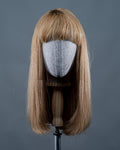 Peruca Loira com Franja - Cabelo Humano