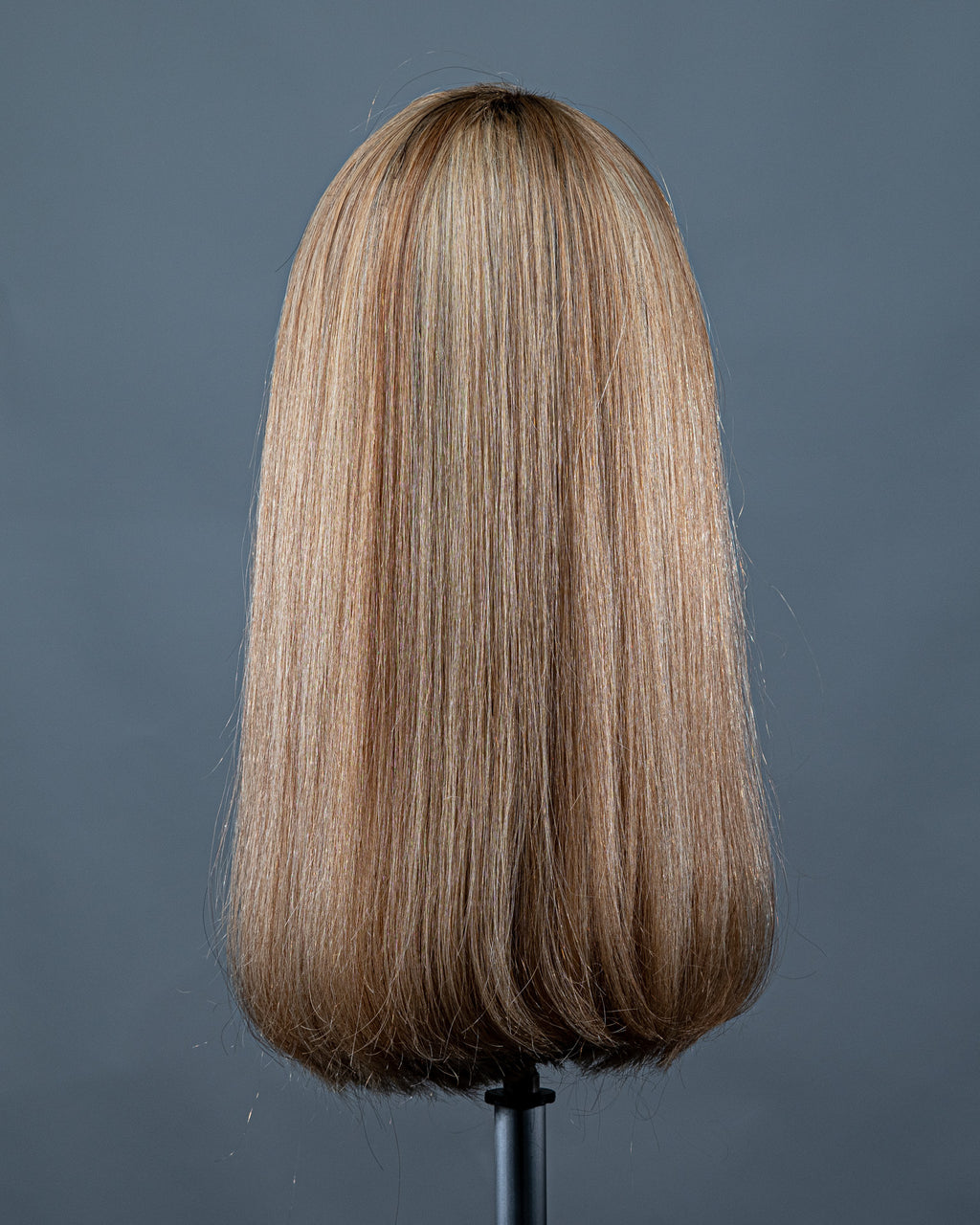 Peruca Loira com Franja - Cabelo Humano