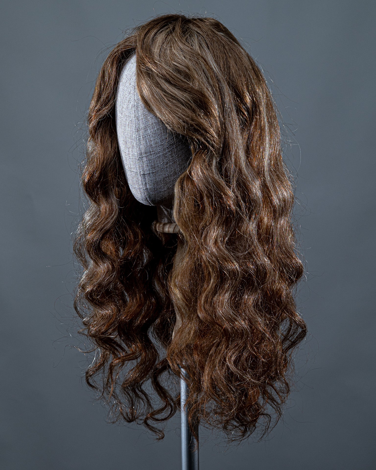 Peruca Longa Loira (Cabelo Humano)