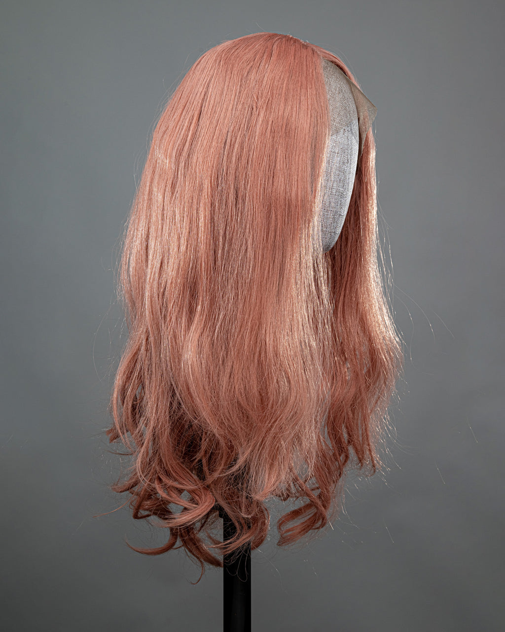 Peruca Front Lace Sintética Cor-de-Rosa